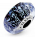 Charm en plata de ley Cristal de Murano Azul Oscuro - 798938C00