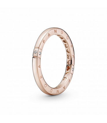 Anillo en Pandora Rose Logotipo & Corazones - 189482C01