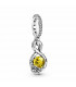 Charm Colgante en plata de ley Infinito & Rosa Bella de Disney - 399525C01