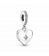 Charm Colgante en plata de ley Medallón Corazón Abierto - 799537C01