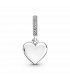 Charm Colgante en plata de ley Medallón Corazón Abierto - 799537C01