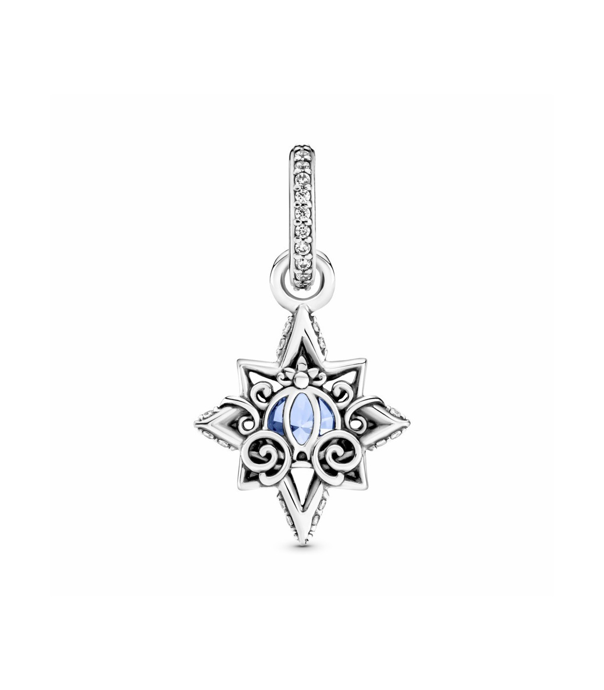 Charm Colgante en plata de ley Corazón Azul Cenicienta de Disney - 399560C01