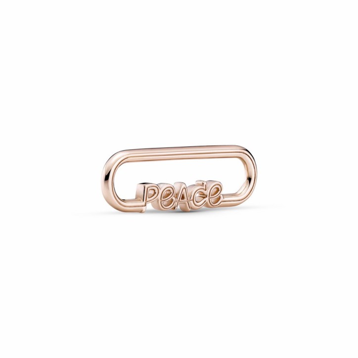 Link de Pandora Me con Palabra Peace en Rosé - 789698C00