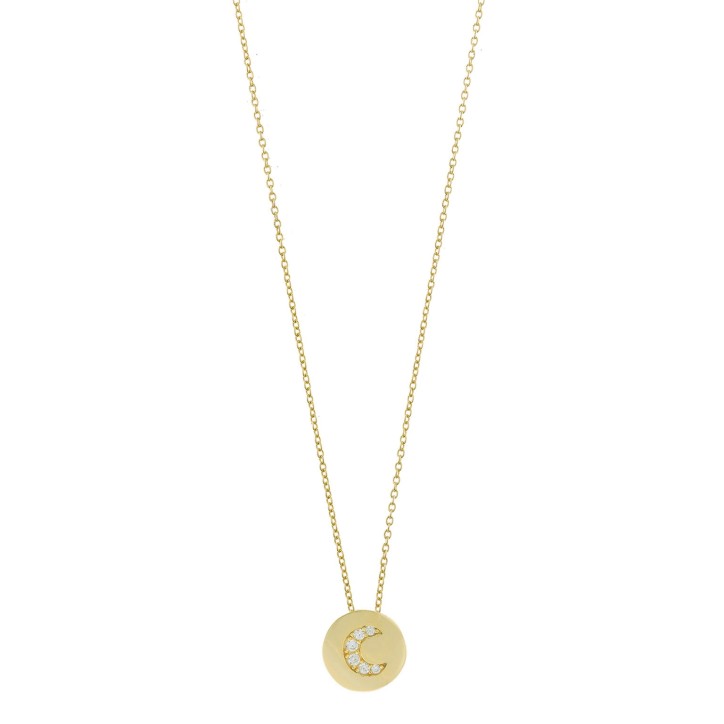 Collar Dorado con Luna - 213C0104