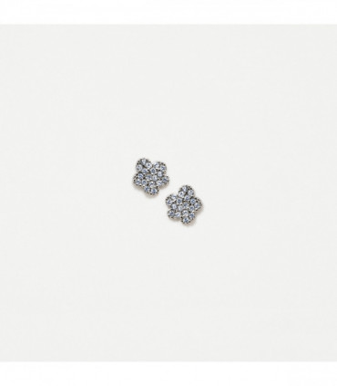 Pendientes Flor Azul - 014STA