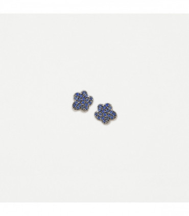 Pendientes Con Forma de Flor Azul - 004STA