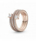 Anillo Triple Espiral Pandora - 180051C01 Anillo Triple Espiral Pandora - 180051C01