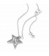 Collar Estrella Asimétrica en Pavé Pandora - 390020C01-45 Collar Estrella Asimétrica en Pavé Pandora - 390020C01-45