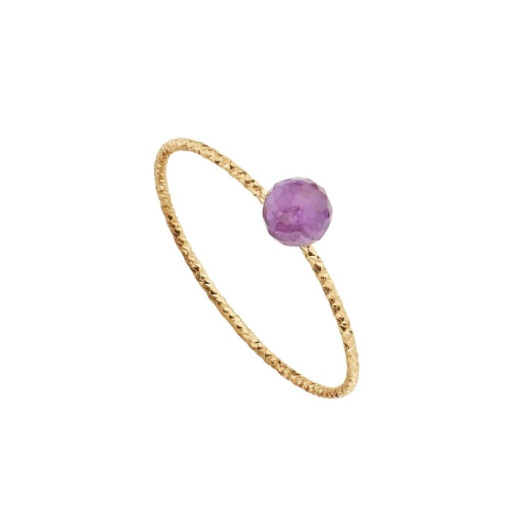 Anillo Jaisalmer Amatista Talla 14 - SRN-204-047