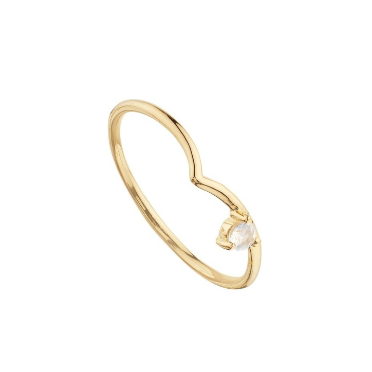 Anillo Ajmer Piedra Luna Talla 12 - SRN-208-040