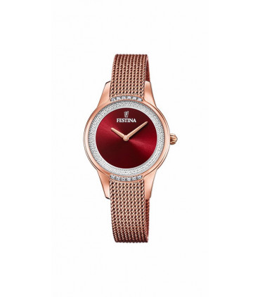 Reloj Mujer Rosado con Esfera Roja Festina - F20496/1