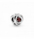 Charm Pandora en plata de ley Círculo Eternity Rojo - 790065C06