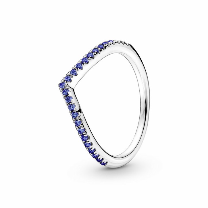 Anillo Pandora Timeless Deseo Reluciente Azul - 196316C02