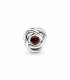 Charm Pandora en plata de ley Círculo Eternity Rojo - 790065C06
