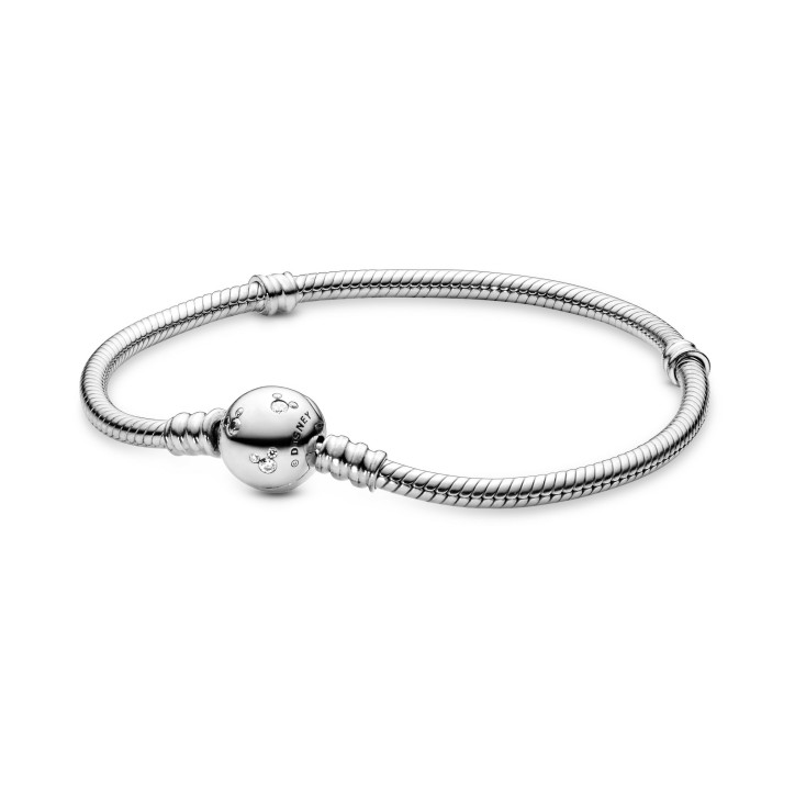 Pulsera Moments Pandora con cierre Mickey - 590731CZ Talla 19