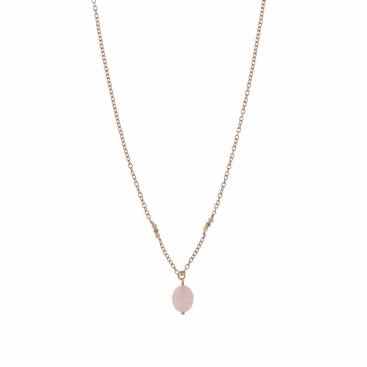 Collar Plata con Piedra Luna - AL2566-ORO-PIETRADIL