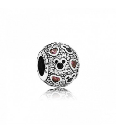 Charm PANDORA Mickey & Corazones Brillantes - 791457CZ