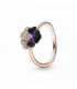 Anillo Flor Pensamiento Morado - 180764C01