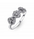 Anillo Triple Flor Pensamiento - 190786C01