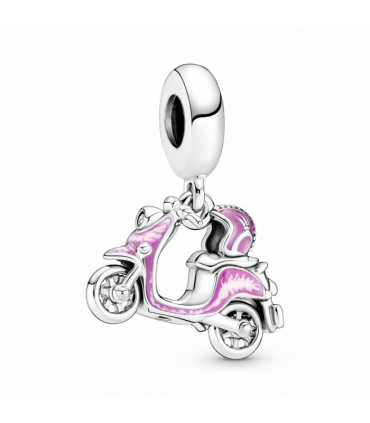 Charm Pandora Colgante Moto Scooter Rosa - 791057C01