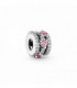 Charm  Pandora Corazones Triple Halo Brillante - 791161C01