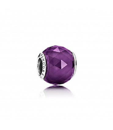 Charm Pandora Facetado Geométrico Morado - 791722NRP