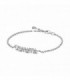 Pulsera Pandora de Cadena Corazones Sin Fin Brillantes - 591162C01