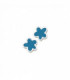 PENDIENTES FLOR OCEAN BLUE NEW SUPERAGATHA - 089SUP