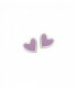 PENDIENTES CORAZÓN LAVANDER DREAMS NEW SUPERAGATHA - 086SUP