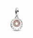 Charm Colgante Pandora Signature Logo Dos Tonos Círculos - 782287C01