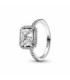 Anillo Halo Rectangular Brillante Pandora - 192391C01