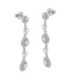 PENDIENTES DE PLATA Y CIRCONITAS BLANCAS - SEA-101-214-UU
