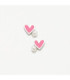 PENDIENTES TUYYO CORAZÓN ROSA-PERLA NEW BEBÉ AGATHA RUIZ DE LA PRADA - 070BNBE