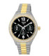 Reloj smartwatch con brazalete de acero, acero IP dorado y zirconias blancas T-Shine Connect - 200351044