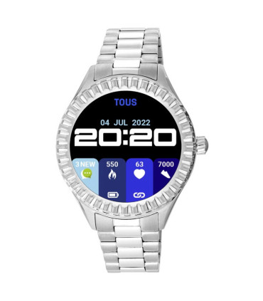 Reloj Tous Smartwatch Mujer T-Band Correa Intercambiable Nylon/Silicona  Blanco/Rosa - 200351087