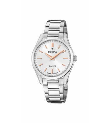 RELOJ FESTINA MADEMOISELLE GRIS PLATA CORREA DE ACERO, MUJER -  F20583/1