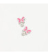 PENDIENTES TUYYO MARIPOSA ROSA-PERLA NEW BEBÉ AGATHA RUIZ DE LA PRADA - 080NBE