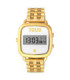 Reloj digital con brazalete de acero IP dorado D-Logo Tous - 200351022