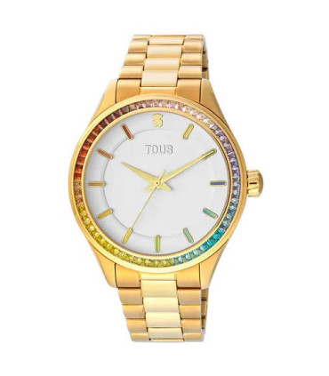 Reloj analógico con brazalete de acero IP dorado T-Shine Tous - 200351025