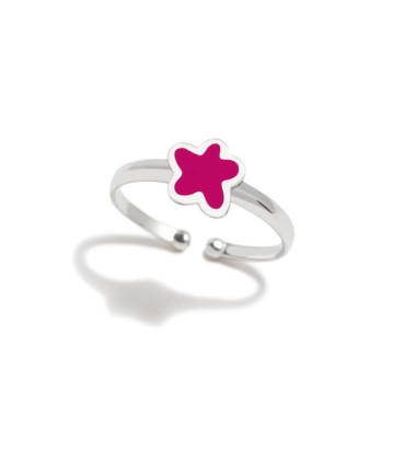 ANILLO FLOR FUCSIA NEW SUPERAGATHA RUIZ DE LA PRADA - 281SUP
