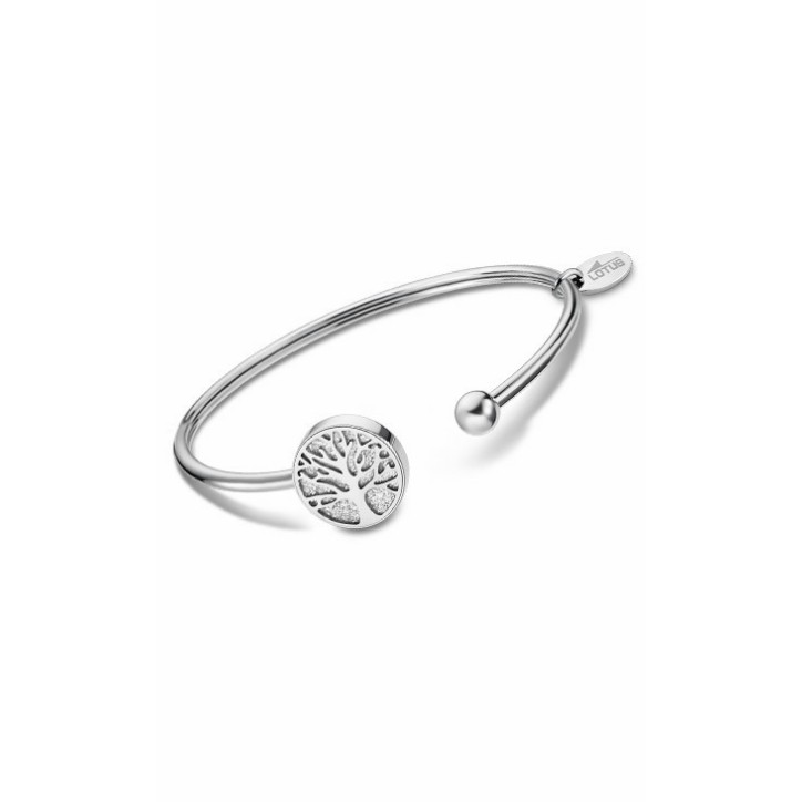 Pulsera Rígida Árbol de la Vida Mujer Acero - LS2225/2/3