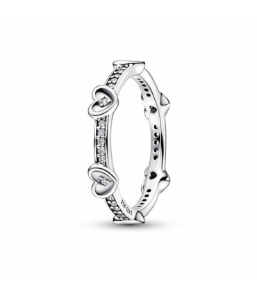 Anillo Corazones Radiantes Brillantes Pandora - 192496C01