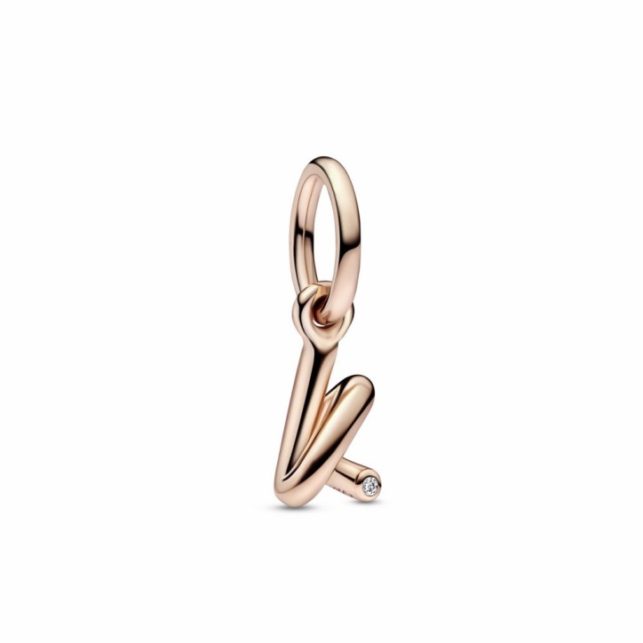 Charm Colgante Letra Minúscula k del Alfabeto Pandora - 782460C01