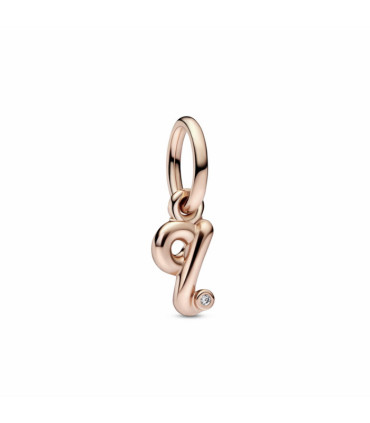 Charm Colgante Letra Minúscula q del Alfabeto Pandora - 782476C01