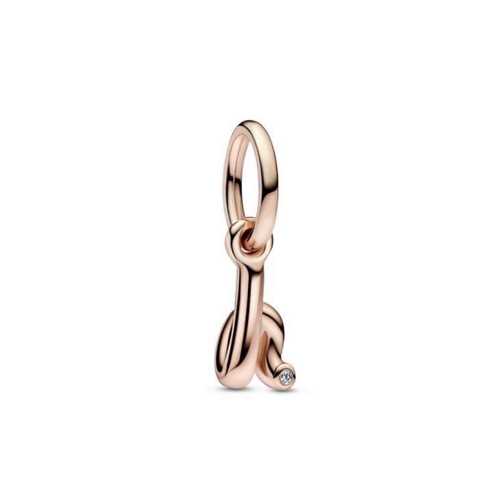 Charm Colgante Letra Minúscula h del Alfabeto Pandora - 782462C01