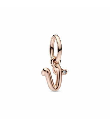 Charm Colgante Letra Minúscula v del Alfabeto - 782480C01