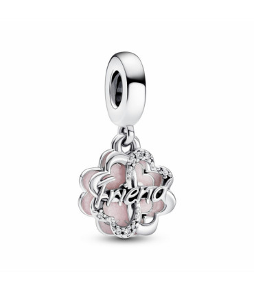 Charm Colgante Doble Trébol de Cuatro Hojas de la Amistad Pandora - 792245C01