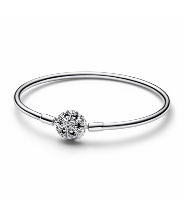 Pulsera Moments Pandora Copo de Nieve Brillante - 592286C01