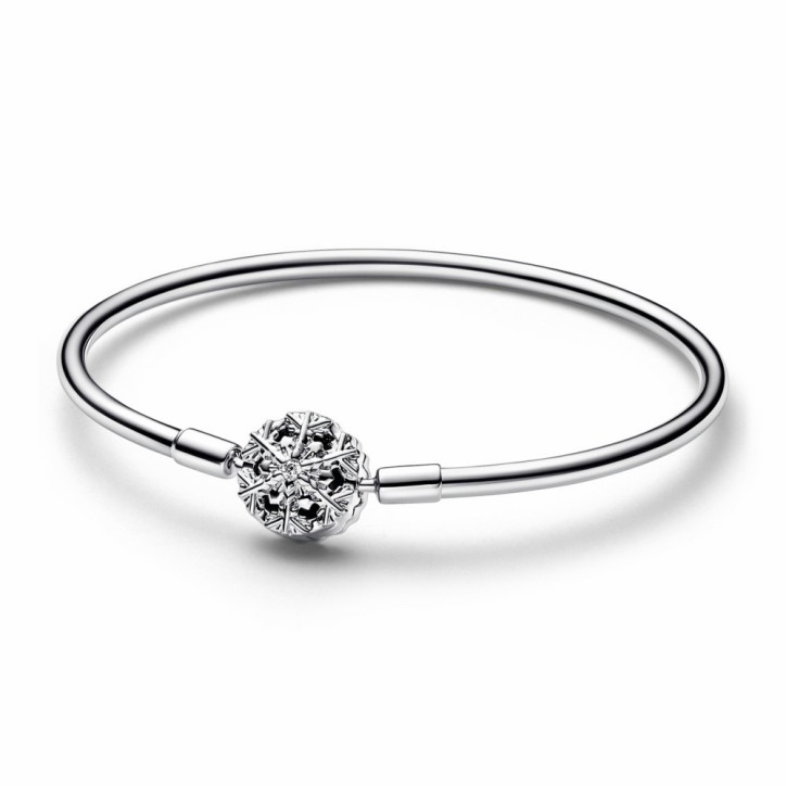 Pulsera Moments Pandora Copo de Nieve Brillante - 592286C01