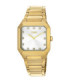 Reloj analógico con brazalete de acero IPG dorado Karat Squared - 200351051
